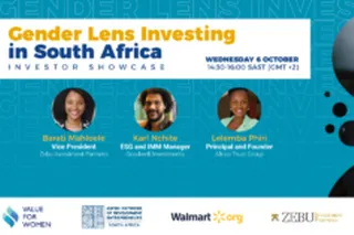 Gender Lens Investing in South Africa: Investor Showcase (ARCHIVED)