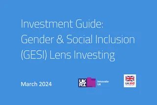 Investment Guide: Gender & Social Inclusion (GESI) Lens Investing