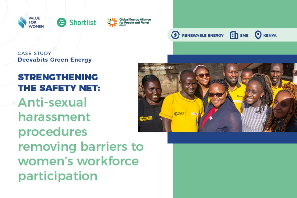 Strengthening the Safety Net: Anti-sexual harassment procedures removing barriers to women’s workforce participation