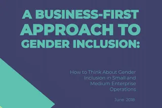A Business-First Approach to Gender Inclusion